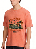 ANANKE Sunset Motel Vintage Wash Tee
