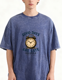 ANANKE Good Days Are Late Vintage Wash Tee