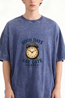 ANANKE Good Days Are Late Vintage Wash Tee