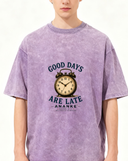 ANANKE Good Days Are Late Vintage Wash Tee