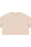 ANANKE Snow Wash Boxy Tee | Heavyweight Crop Streetwear Tee