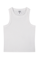 ANANKE Snow Wash Cropped Tank Top | Heavyweight Cotton Tank