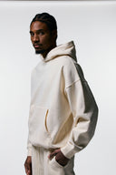 FATE HEAVYWEIGHT FLEECE HOODIE - CREAM