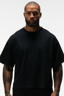 FATE HEAVYWEIGHT FLEECE FLARED SWEATPANTS - BLACK
