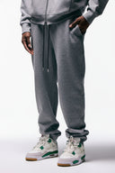 FATE HEAVYWEIGHT FLEECE JOGGER - HEATHER GREY