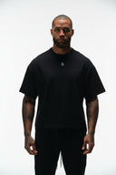NEVER BROKEN HEAVYWEIGHT CROPPED TEE - BLACK