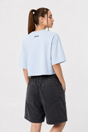 ANANKE Snow Wash Boxy Tee | Heavyweight Crop Streetwear Tee
