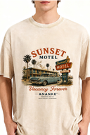 ANANKE Sunset Motel Vintage Wash Tee