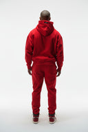 FATE HEAVYWEIGHT FLEECE HOODIE - RED