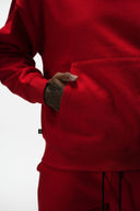 FATE HEAVYWEIGHT FLEECE HOODIE - RED