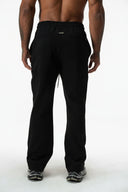FATE HEAVYWEIGHT FLEECE CARPENTER SWEATPANTS - BLACK