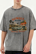 ANANKE Sunset Motel Vintage Wash Tee