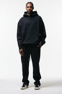 FATE HEAVYWEIGHT FLEECE STRAIGHT LEG SWEATPANTS - BLACK