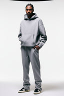 FATE HEAVYWEIGHT FLEECE HOODIE - HEATHER GREY