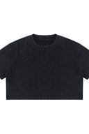 ANANKE Snow Wash Boxy Tee | Heavyweight Crop Streetwear Tee
