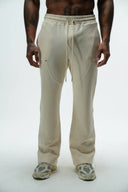 FATE HEAVYWEIGHT FLEECE CARPENTER SWEATPANTS - CREAM