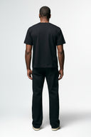 RETROGRADE STRAIGHT LEG JEAN - BLACK