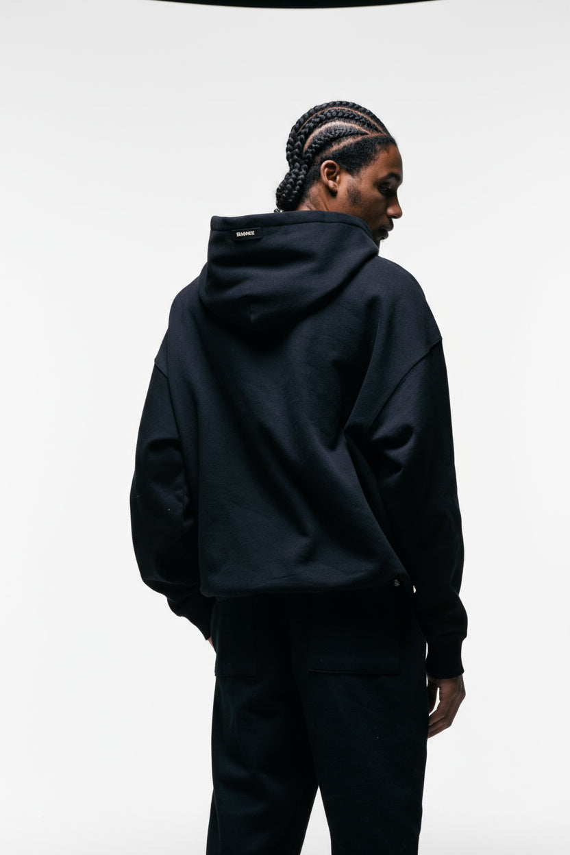 トップス ENNOY DOUBLE ZIP HOODIE (BLACK) XXL BASICS DOUBLE ZIP HOODIE - BLACK – Inaka Power