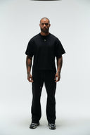 NEVER BROKEN HEAVYWEIGHT CROPPED TEE - BLACK