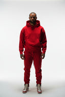 FATE HEAVYWEIGHT FLEECE HOODIE - RED