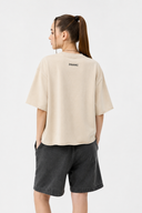 ANANKE Raw Edge Boxy Tee | 280gsm Washed Cotton Tee