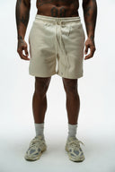 FATE HEAVYWEIGHT FLEECE SHORT - CREAM