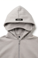 Foundation Zip Hoodie in MOJAVE SAND - Lifestyle Shot - ANANKE