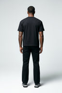 STRAIGHT LEG KNIT JEAN - BLACK