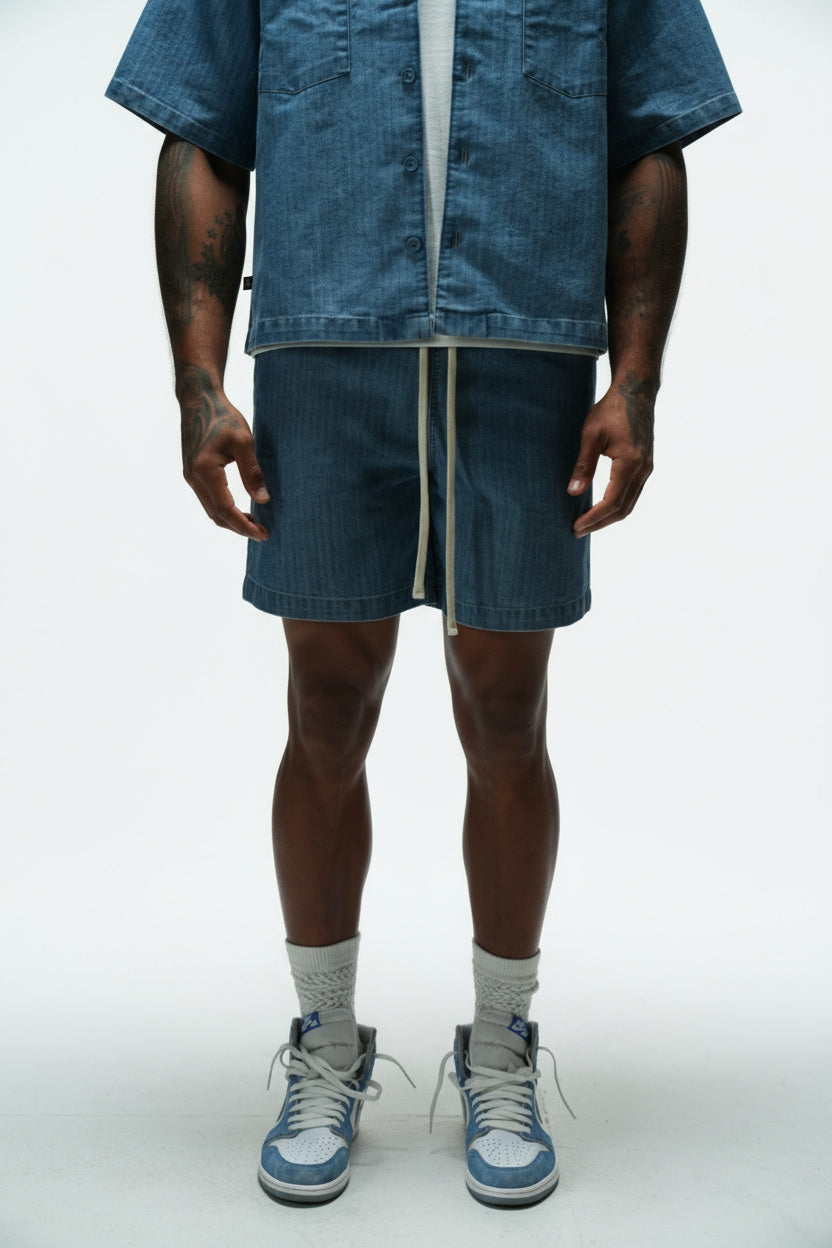 RELAXED DRAWSTRING SHORTS