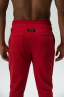 FATE HEAVYWEIGHT FLEECE STRAIGHT LEG SWEATPANTS - RED