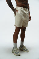 FATE HEAVYWEIGHT FLEECE SHORT - CREAM