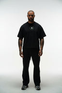 DICTATE YOUR FATE HEAVYWEIGHT CROPPED TEE - BLACK