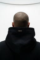 FATE HEAVYWEIGHT FLEECE CROPPED RAW HEM HOODIE - BLACK