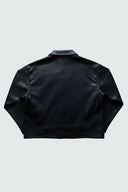 LEGEND PLISSE CHORE JACKET - BLACK