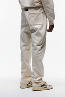 FATE HEAVYWEIGHT FLEECE STRAIGHT LEG SWEATPANTS - CREAM