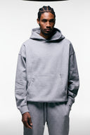 FATE HEAVYWEIGHT FLEECE HOODIE - HEATHER GREY
