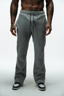 FATE HEAVYWEIGHT FLEECE CARPENTER SWEATPANTS - HEATHER GREY