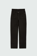 FATE HEAVYWEIGHT FLEECE STRAIGHT LEG SWEATPANTS - BLACK - ANANKE