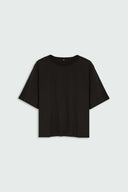 FATE HEAVYWEIGHT CROPPED TEE - BLACK - ANANKE