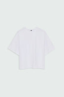 FATE HEAVYWEIGHT CROPPED TEE - WHITE - ANANKE