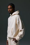 FATE HEAVYWEIGHT FLEECE HOODIE - CREAM - ANANKE