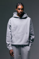 FATE HEAVYWEIGHT FLEECE HOODIE - HEATHER GREY - ANANKE