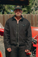 CANVAS CHORE JACKET - BLACK