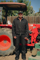 CANVAS CHORE JACKET - BLACK