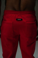 FATE HEAVYWEIGHT FLEECE JOGGER - RED - ANANKE