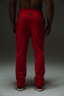 FATE HEAVYWEIGHT FLEECE STRAIGHT LEG SWEATPANTS - RED - ANANKE