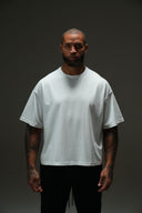 FATE HEAVYWEIGHT CROPPED TEE - WHITE - ANANKE