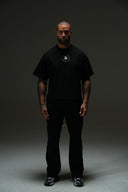 DICTATE YOUR FATE HEAVYWEIGHT CROPPED TEE - BLACK - ANANKE