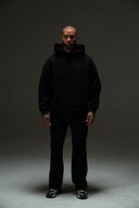 FATE HEAVYWEIGHT FLEECE CARPENTER SWEATPANTS - BLACK - ANANKE