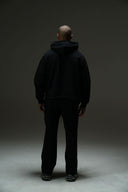 FATE HEAVYWEIGHT FLEECE CARPENTER SWEATPANTS - BLACK - ANANKE